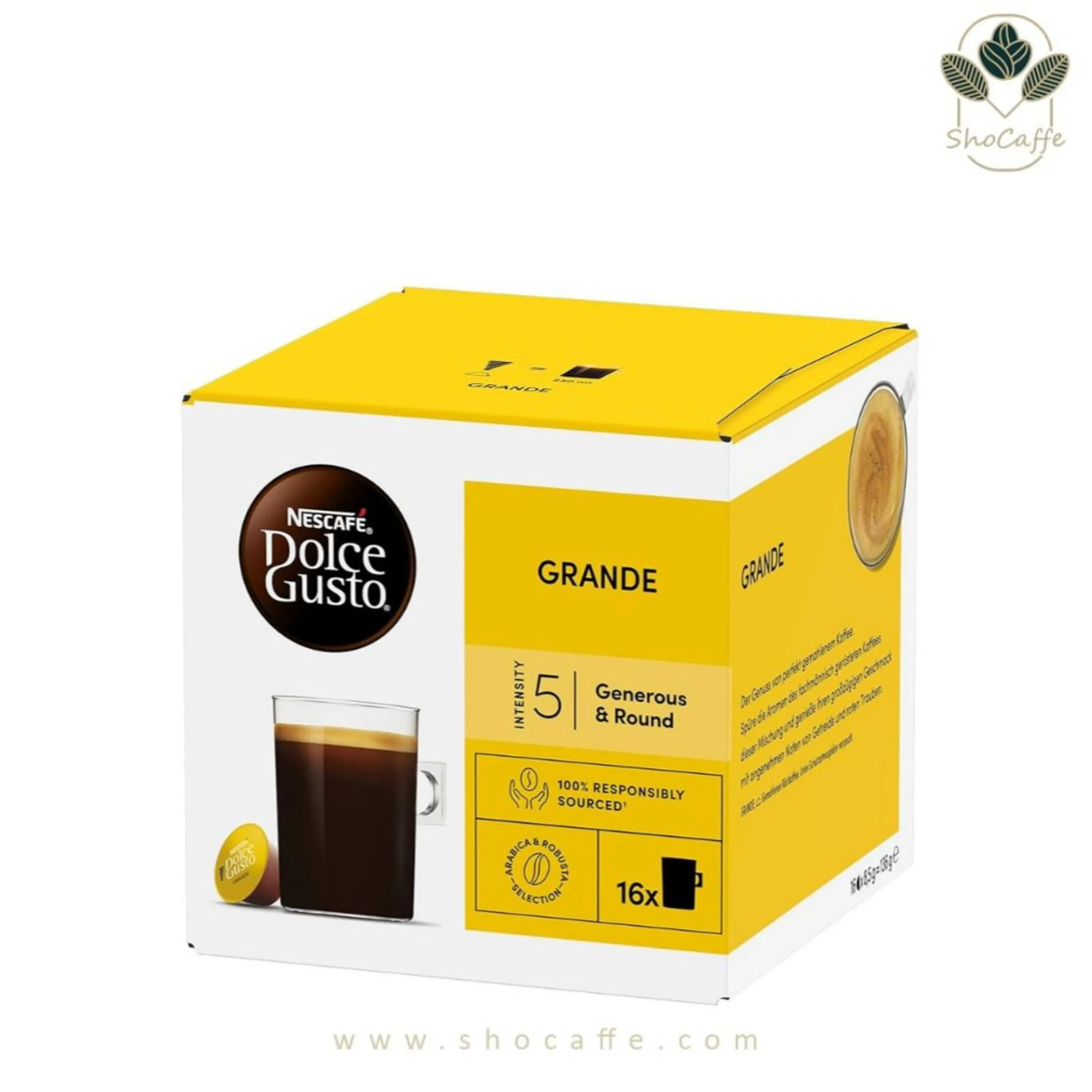 کپسول قهوه دولچه گوستو مدل گرنده Grande